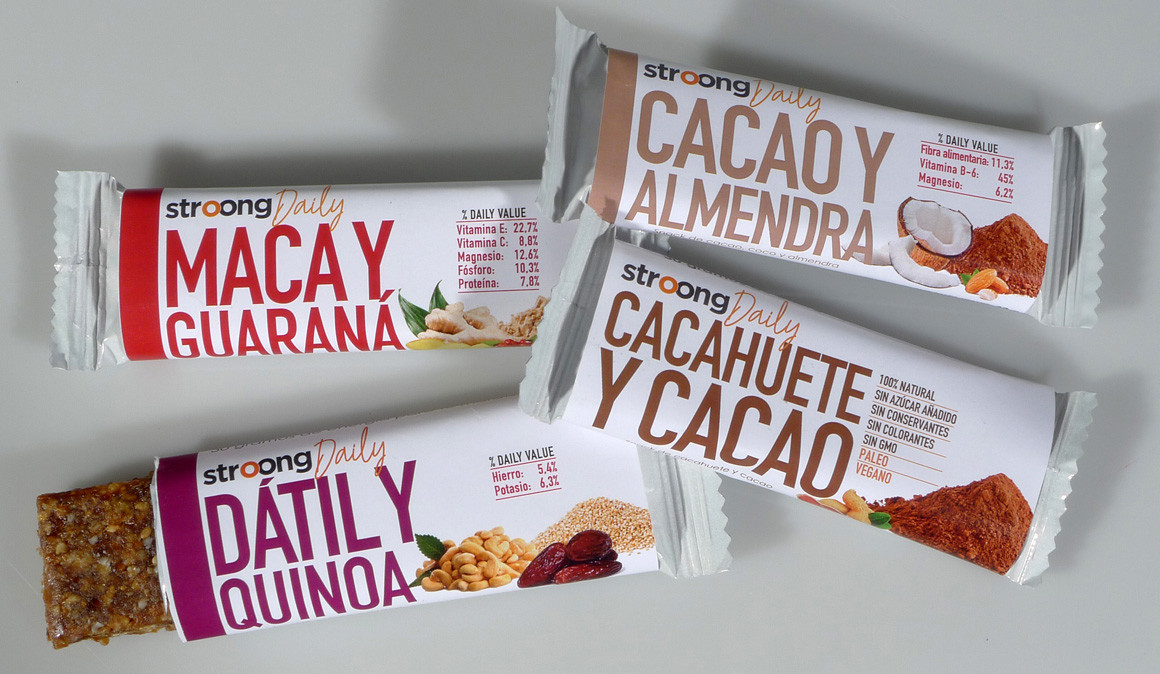  Stroong Daily, 30 g de energía saludable en barritas