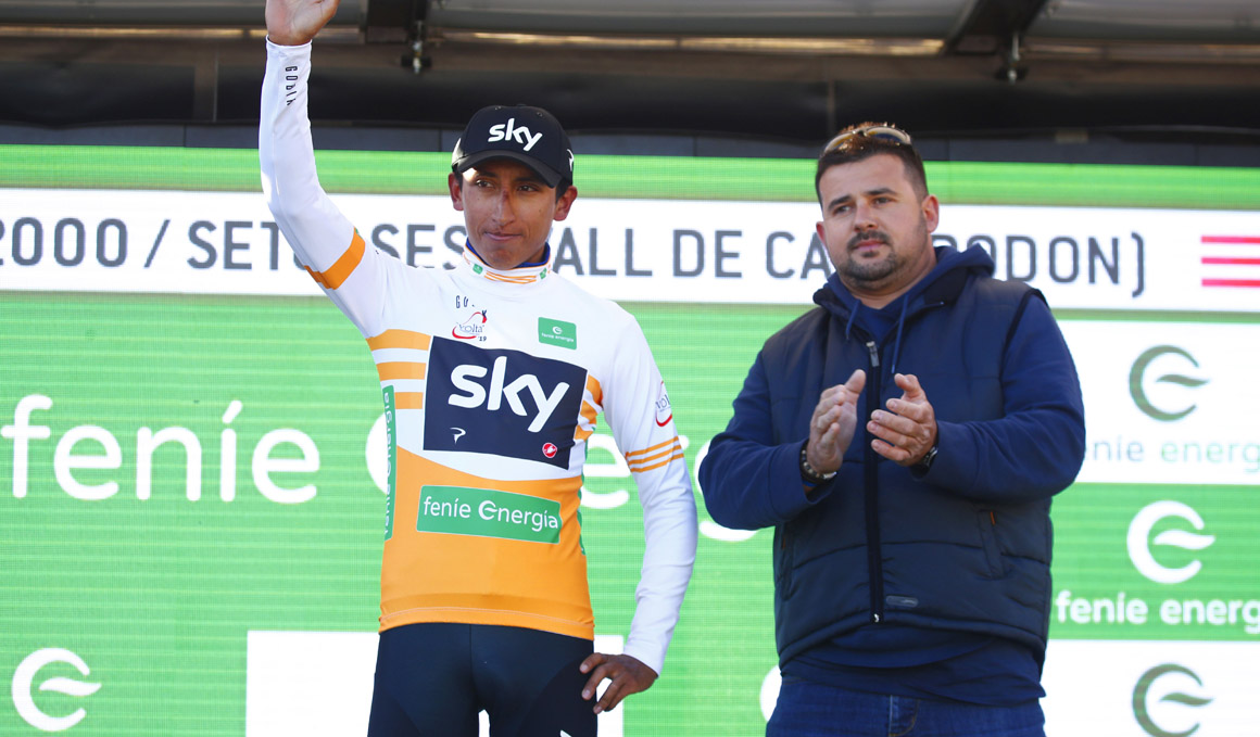 Egan Bernal: "Estamos trabajando bien, siempre pensando en el Giro"