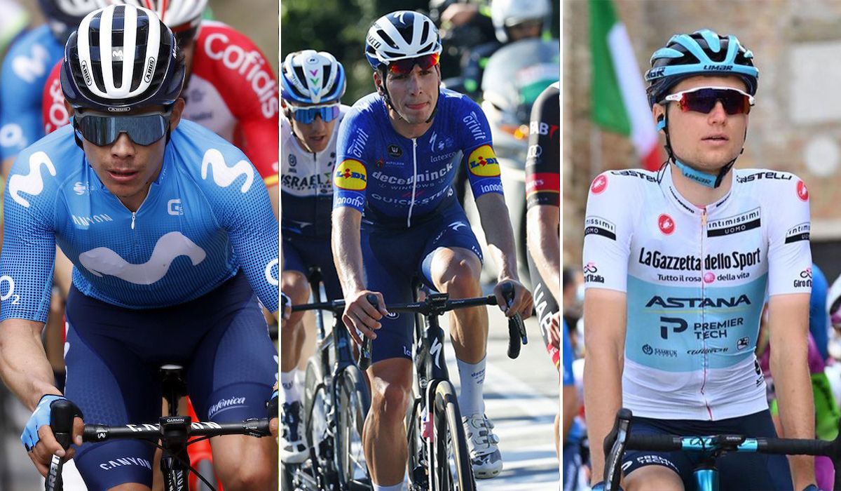 Supermán López, Joao Almeida y Aleksandr Vlasov (Bettini Photo)