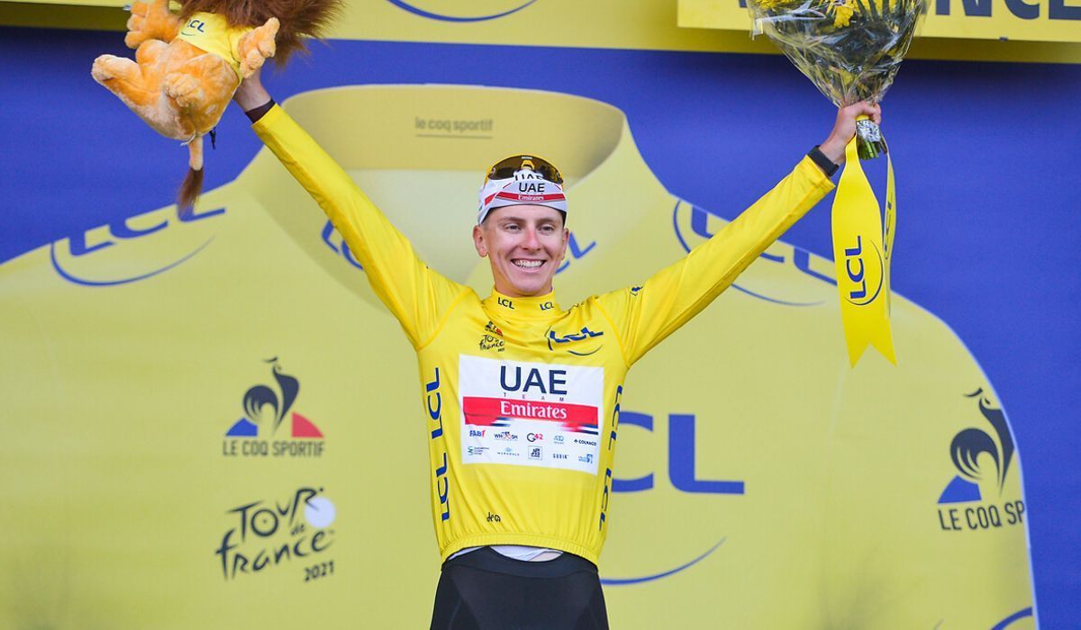 Tadej Pogacar, ganador del Vélo d'Or 2021
