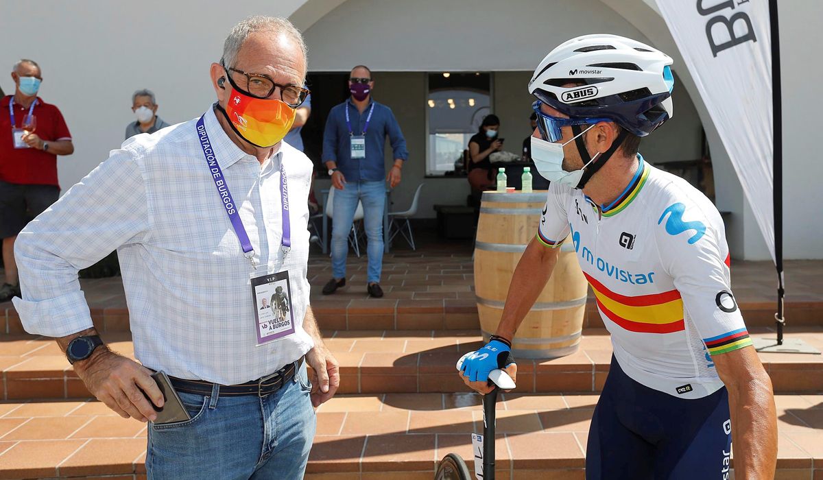 José Luis López Cerrón y Alejandro Valverde en una imagen de archivo
