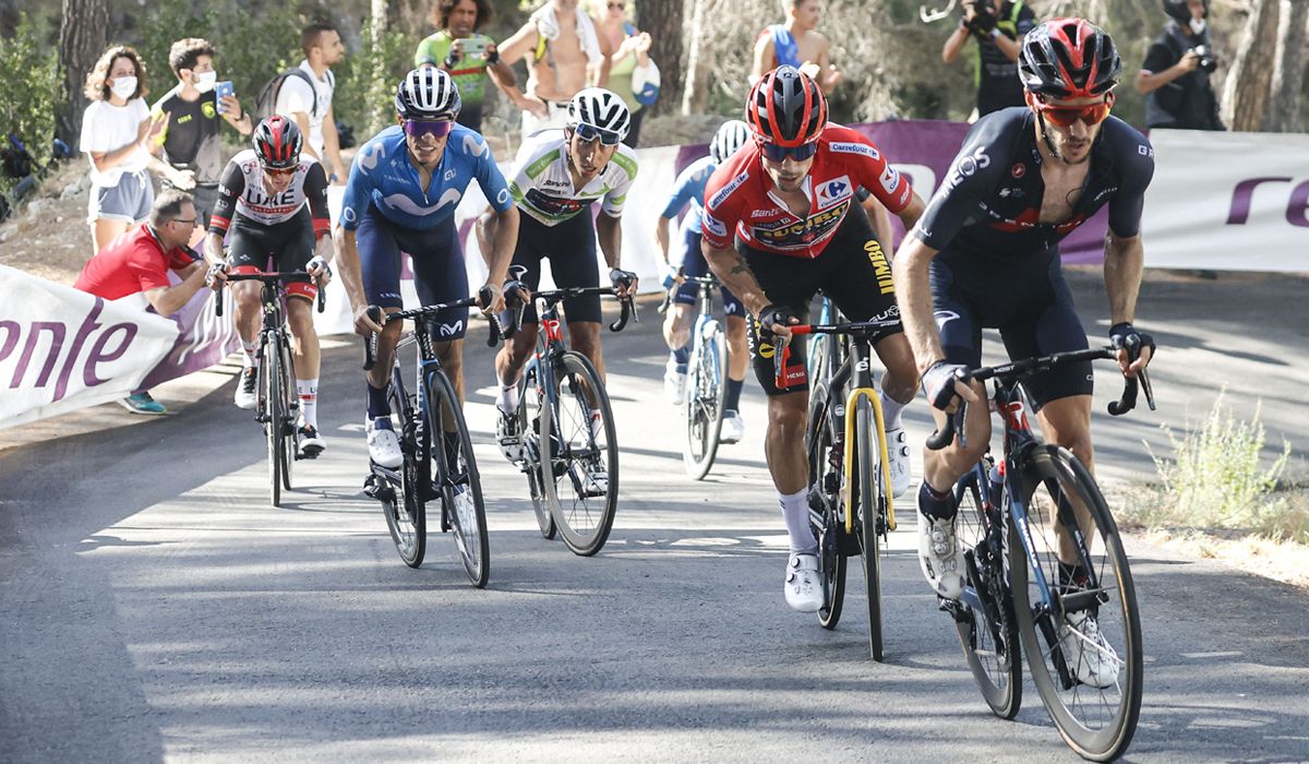 Imagen de la 7ª etapa de La Vuelta 2021, que tuvo su final en el Balcón de Alicante 