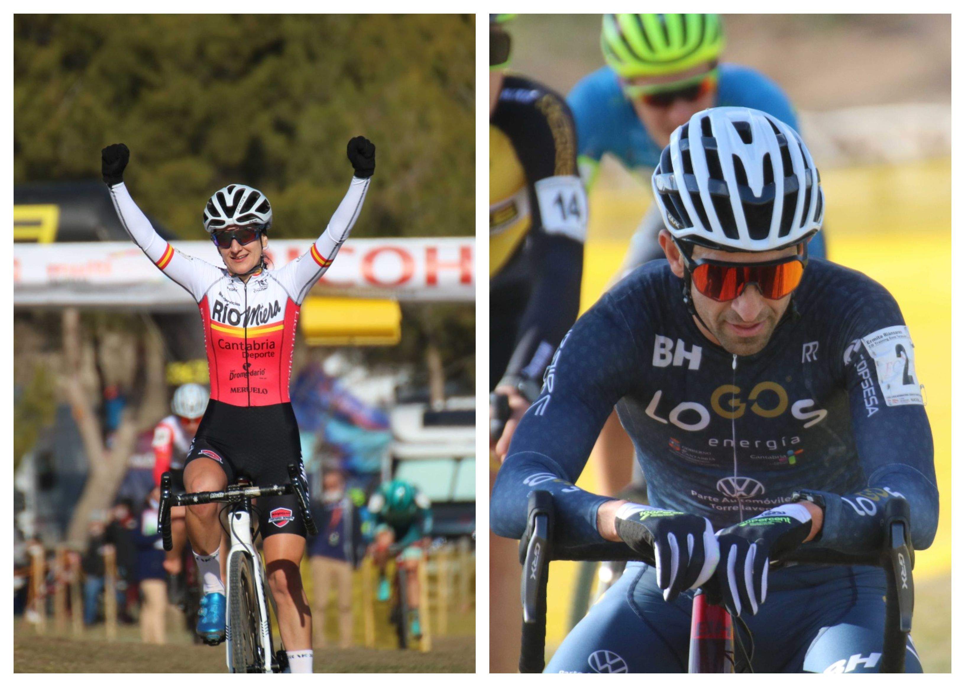 Aida Nuño e Ismael Esteban, triunfadores en la Copa de España de ciclocross
