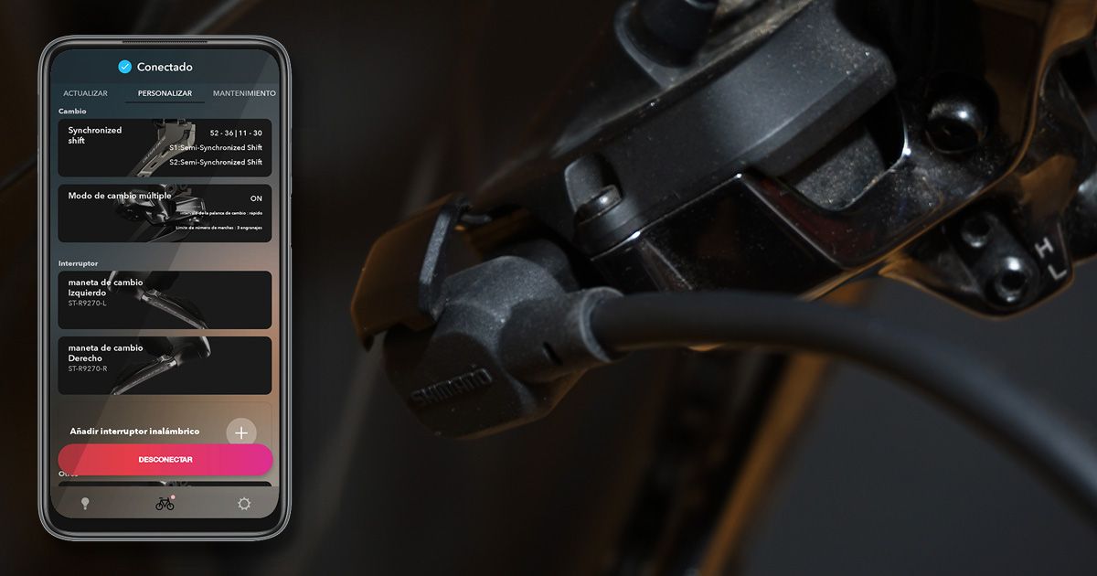 Personaliza y actualiza los nuevos grupos Shimano Di2 12v