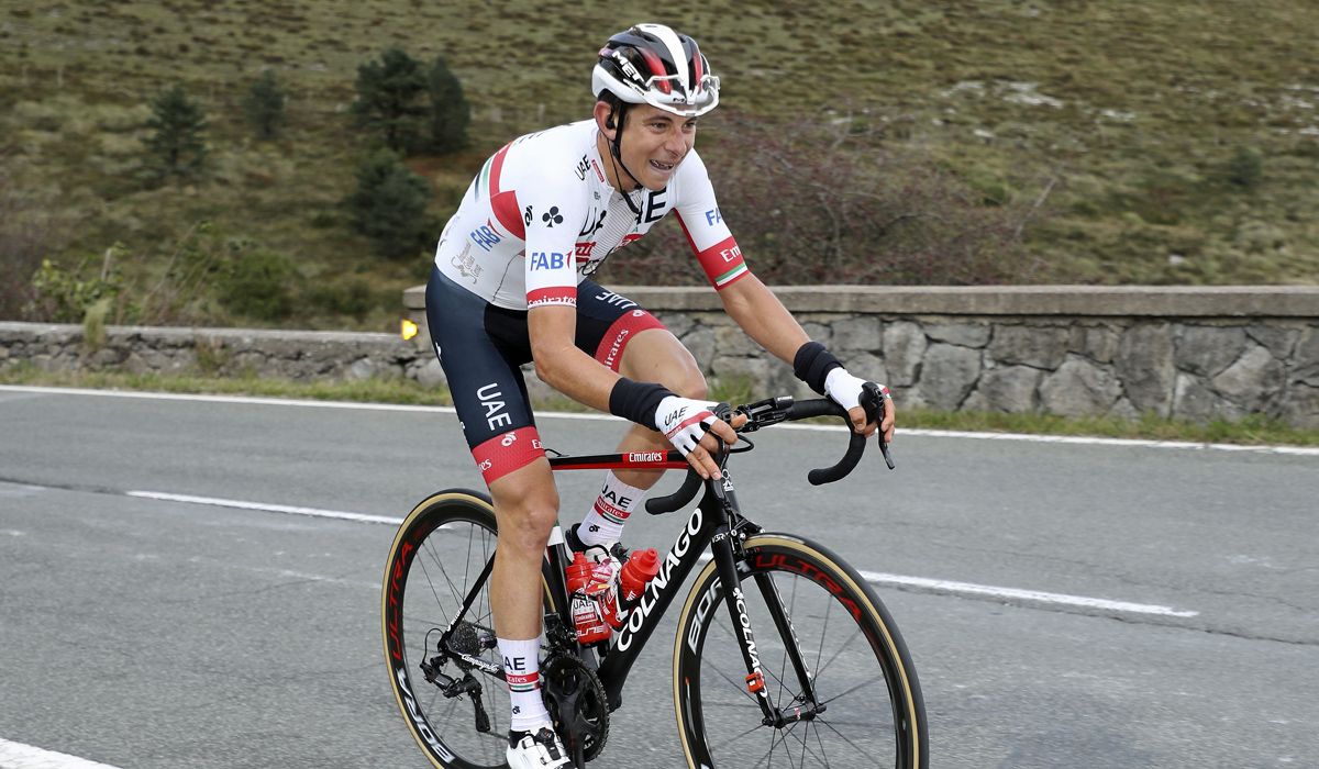 Davide Formolo en una imagen de La Vuelta 2020