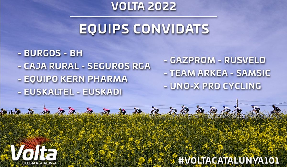 La Volta a Catalunya anuncia los siete equipos invitados para su 101ª edición