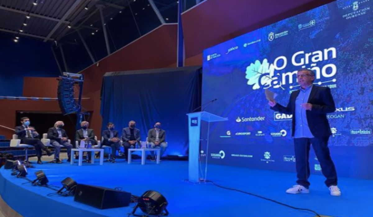 Un instante de la presentación oficial de O Gran Camiño 2022