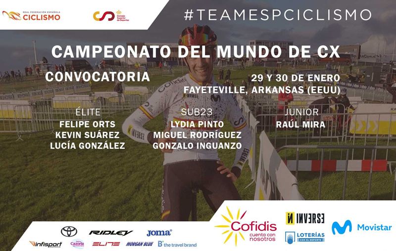 convocatoria España MUNDIAL CX 22