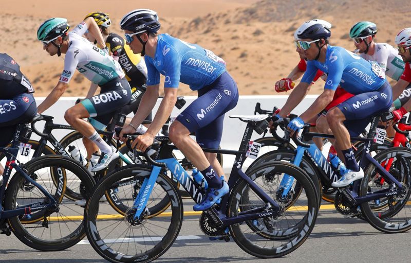 muhlberger durante el pasado uae tour 2021