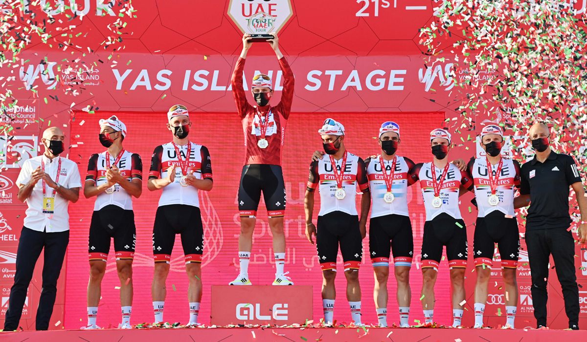 Confirmados los 20 equipos participantes en el UAE Tour