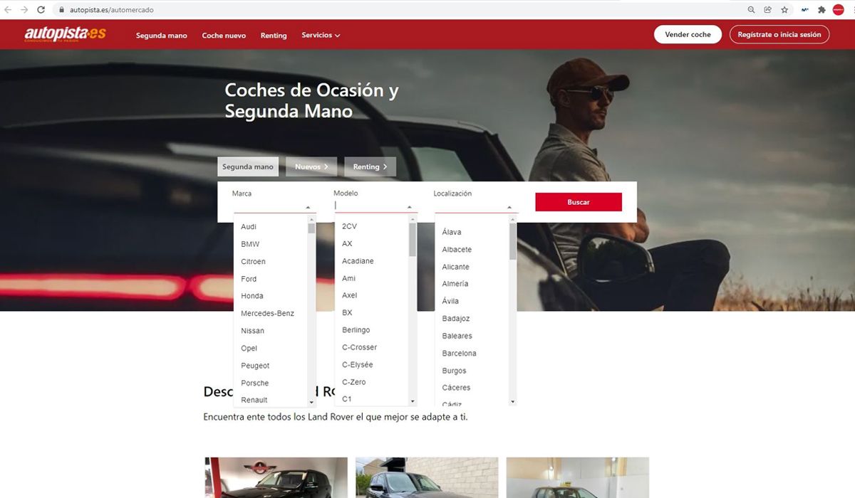 Nuevo portal de compra venta de coches en Autopista.es