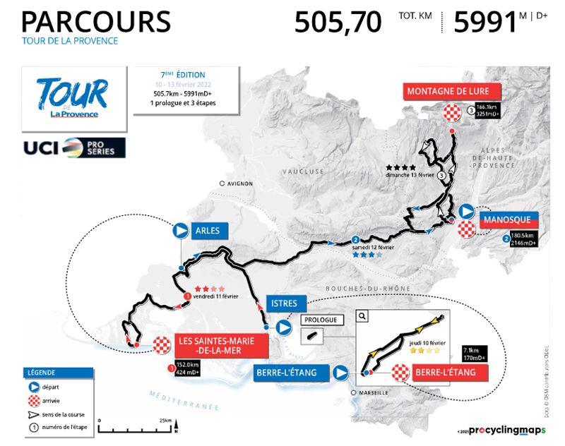 recorrido Tour de la Provence recorrido Tour de la Provence