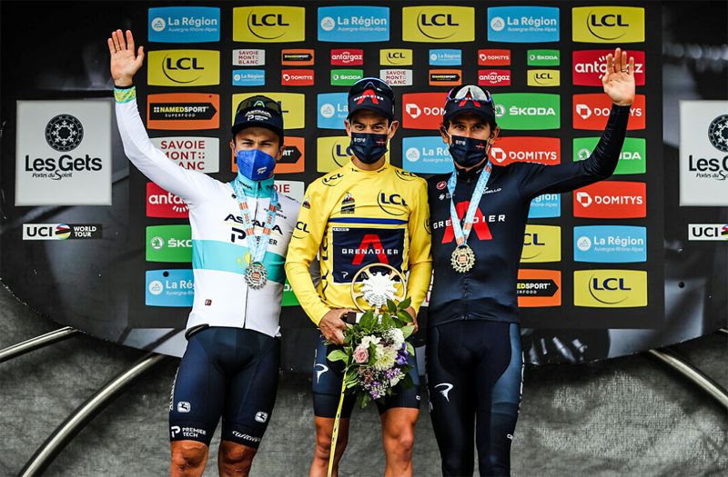 Podio Criterium du Dauphine 2021 Podio Criterium du Dauphine 2021