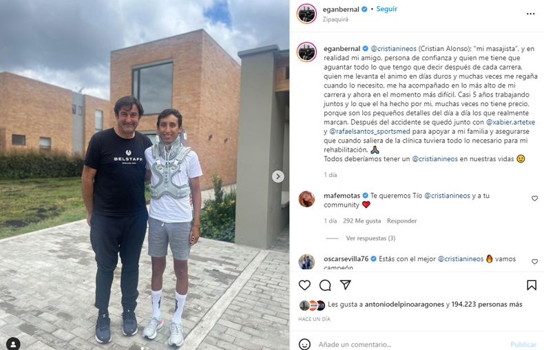 Egan Bernal instagram Egan Bernal instagram