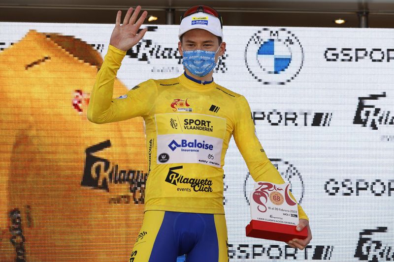 Rune Herregodts, primer líder de la Vuelta a Andalucia Rune Herregodts, primer líder de la Vuelta a Andalucia