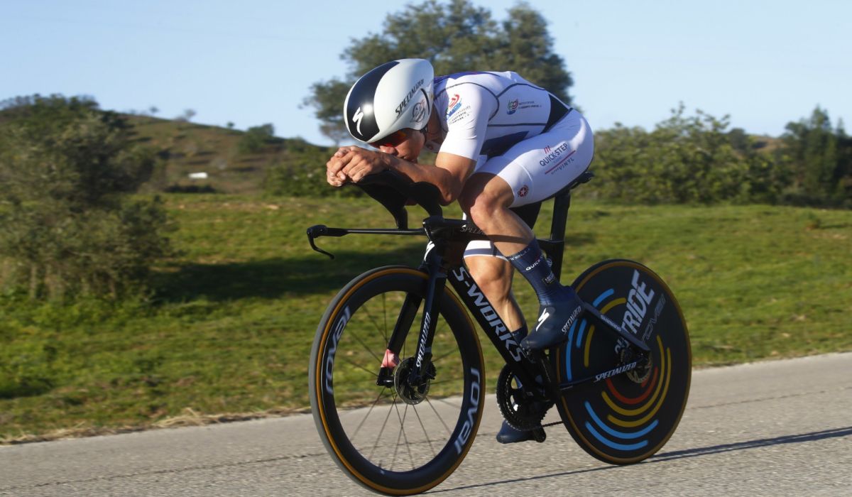 Remco Evenepoel no dio opción a sus rivales en la crono de la Volta ao Algarve