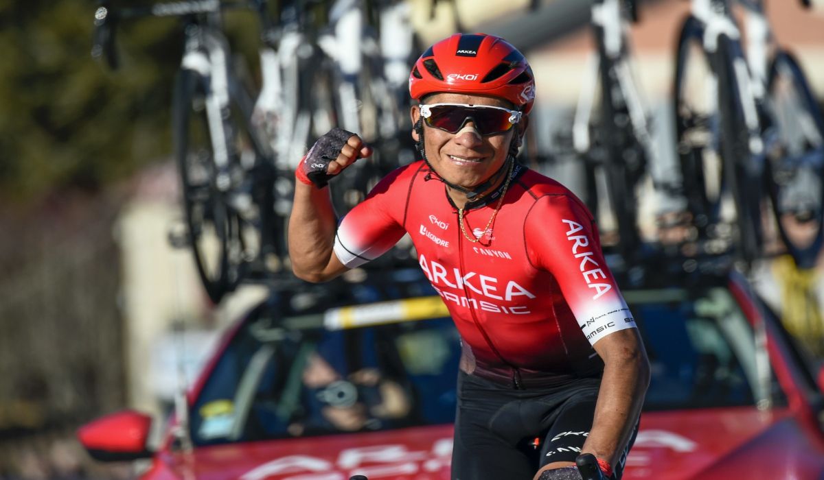 Exhibición de Nairo Quintana para cerrar el Tour de los Alpes Marítimos y Var
