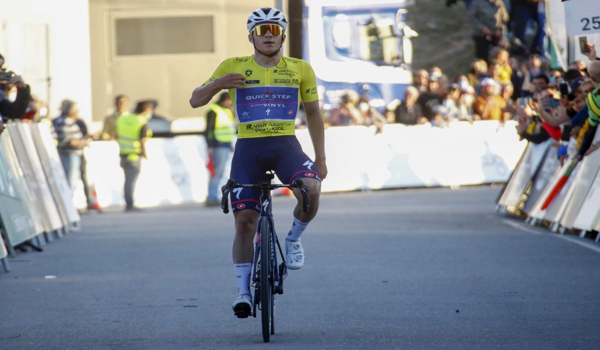 Remco Evenepoel, ganador final de la Vuelta al Algarve