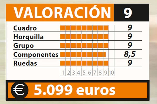 MMR Adrenaline Aero 10 Plus cuadro VALORACION