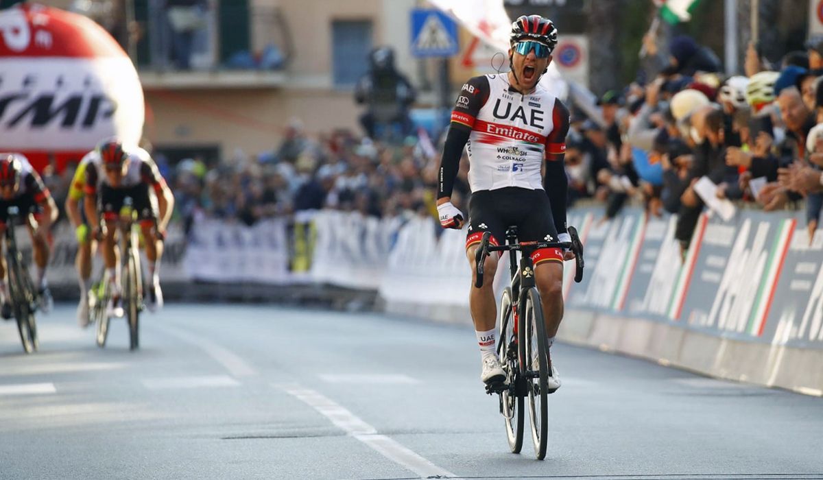 Polanc culmina el triplete del UAE en el Trofeo Laigueglia,