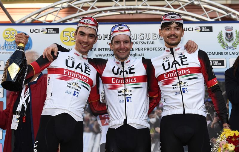 podio Trofeo Laigueglia podio Trofeo Laigueglia