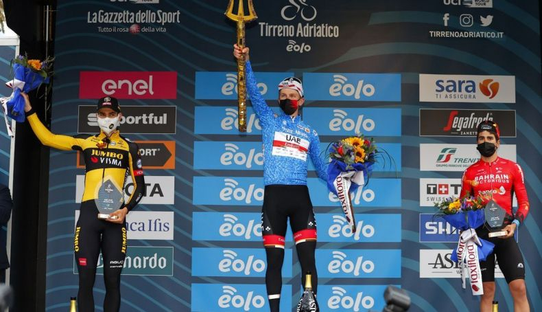 Podio Tirreno Adriatico 2021 Podio Tirreno Adriatico 2021