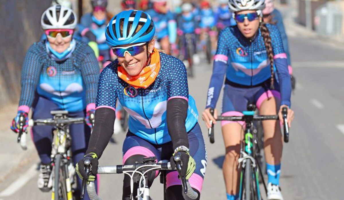 Women In Bike celebra el Día de la Mujer alcanzando las 10.000 quedadas celebradas. Foto RFEC