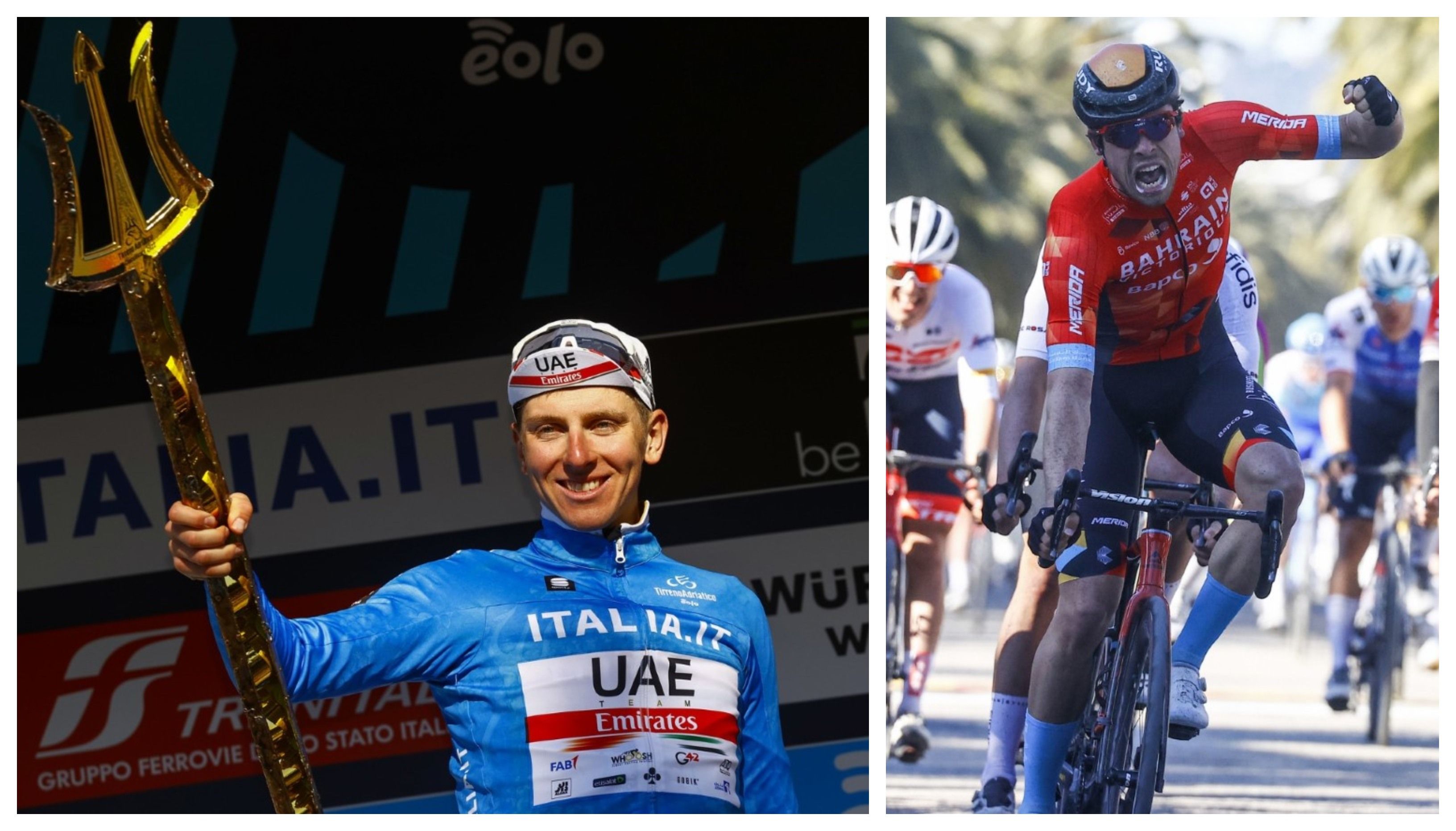Pogacar renueva el reinado de la Tirreno Adriático; última etapa para Bauhaus