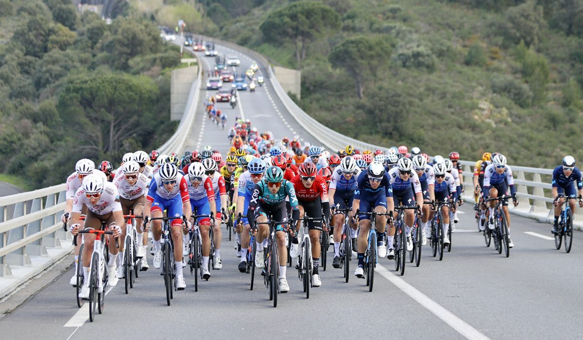 Imagen de la etapa de ayer de la Volta a Catalunya