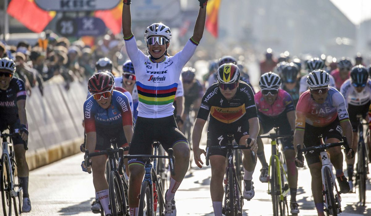 Elisa Balsamo sigue en racha y logra en la Gante Wevelgem su tercer triunfo en ocho días