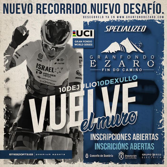 cartel Gran Fondo Ézaro