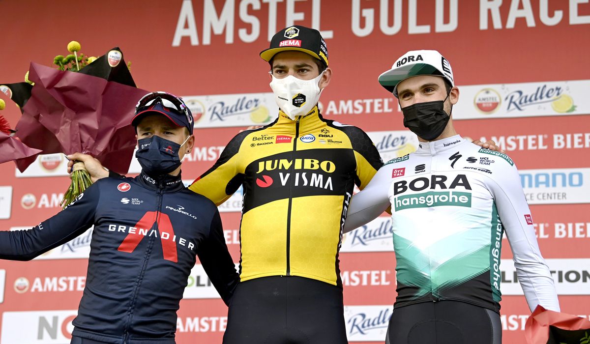 Podio de la Amstel Gold Race 2021