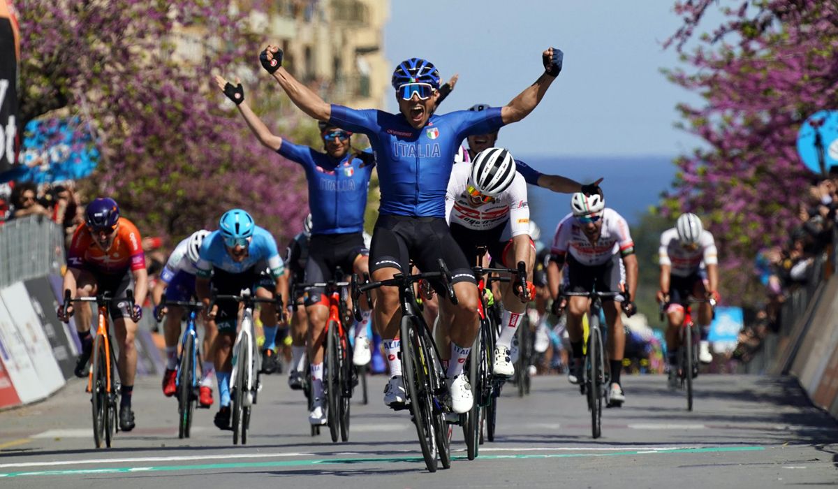 Matteo Malucelli, primer líder del Giro de Sicilia
