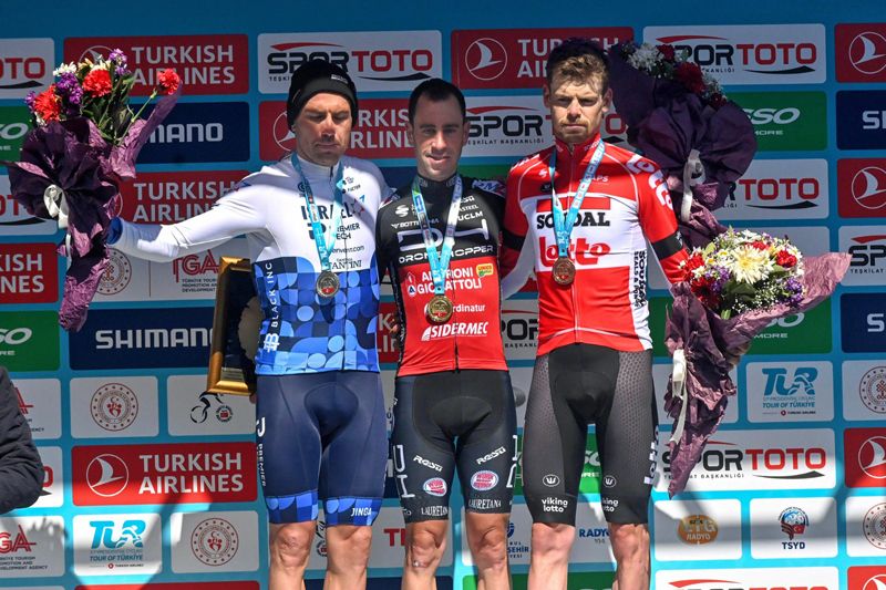 podio etapa 4 Tour Turquia podio etapa 4 Tour Turquia