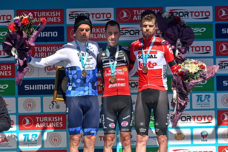 podio etapa 4 Tour Turquia