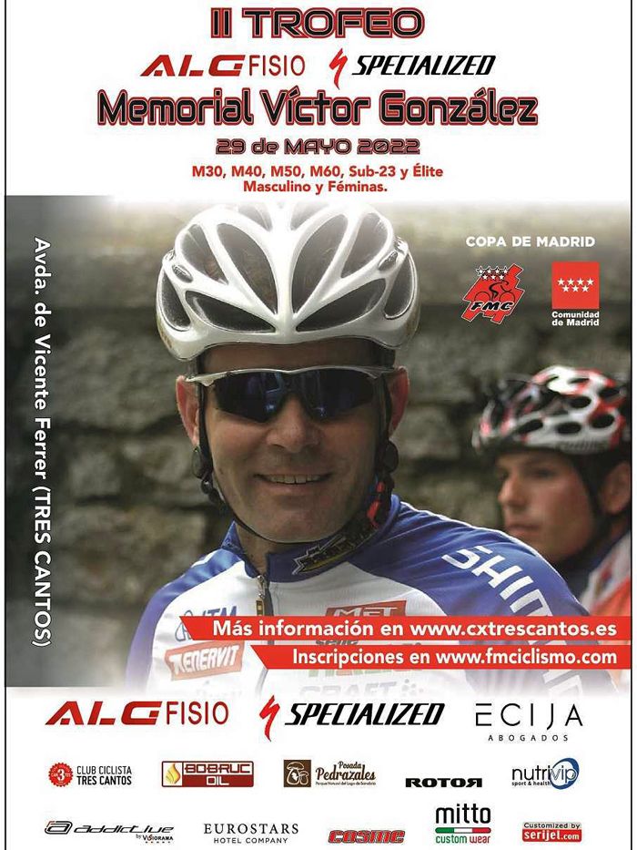 cartel Trofeo ALG Fisio Specialized Memorial Víctor González