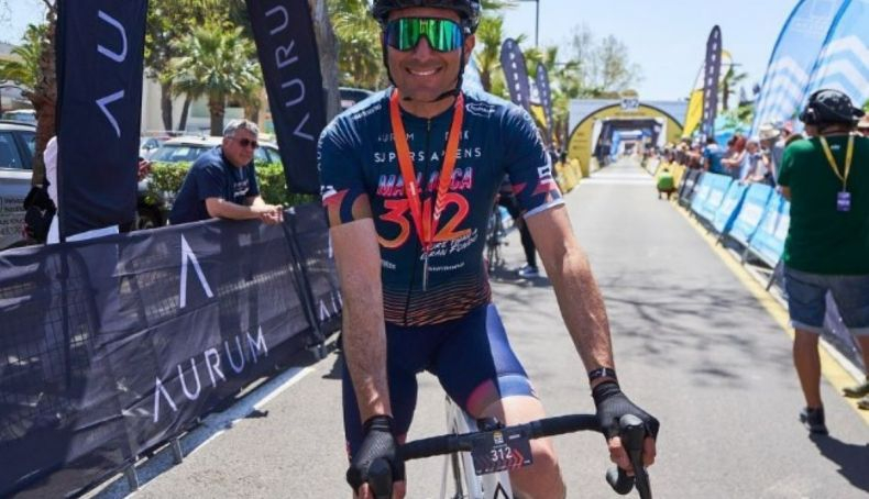 Ivan Basso tras completar la Mallorca 312