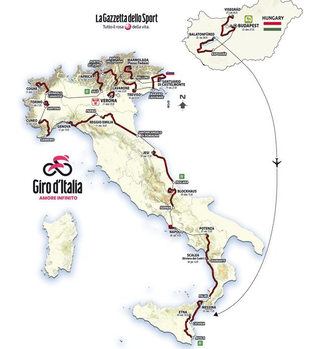 recorrido giro 2022 recorrido giro 2022
