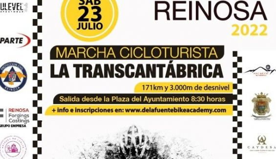 Cartel de la marcha cicloturista La Transcantábrica 2022