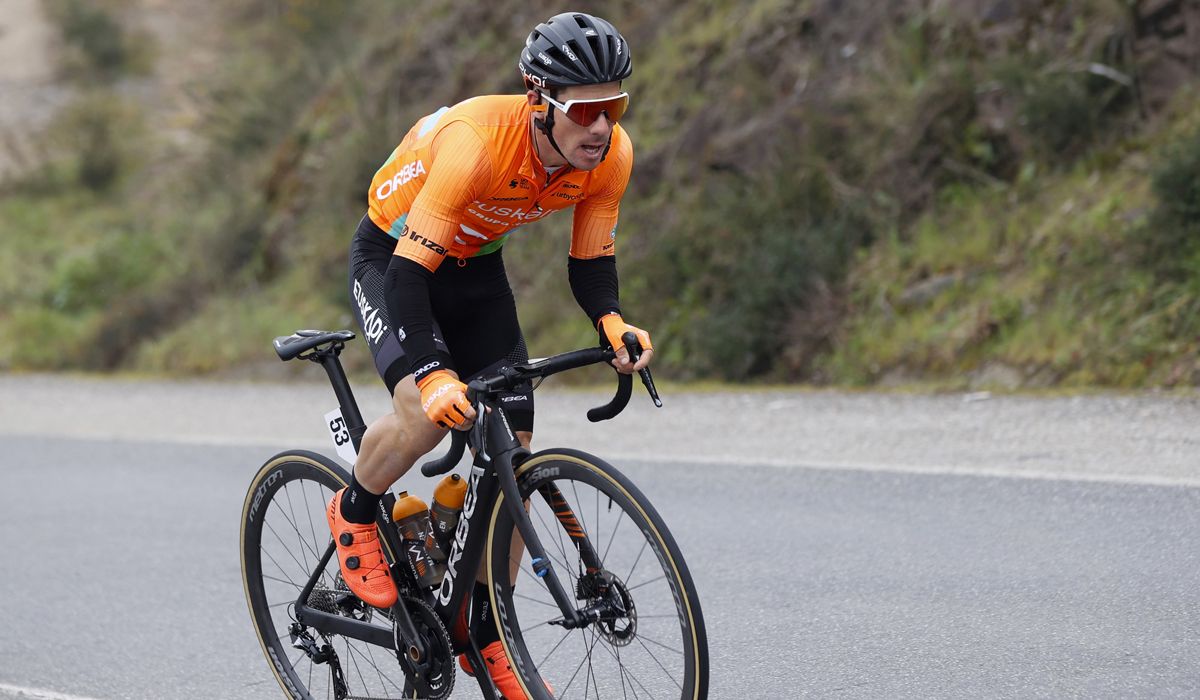 Antonio Angulo en una imagen de O Gran Camiño. Foto Sprint Cycling Agency