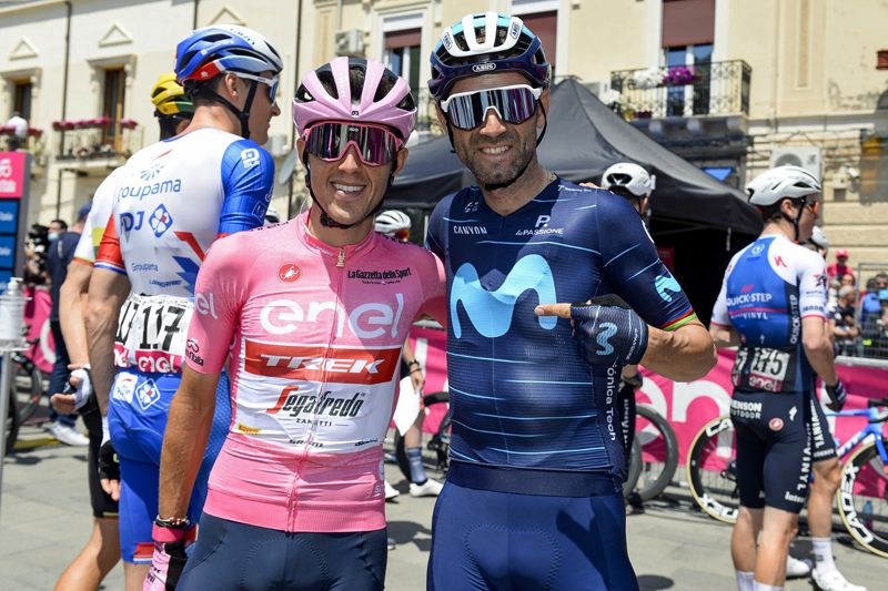 Juanpe López y Alejandro Valverde