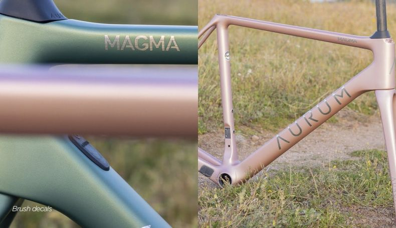 Detalles de los cuadros Magma de Aurum.