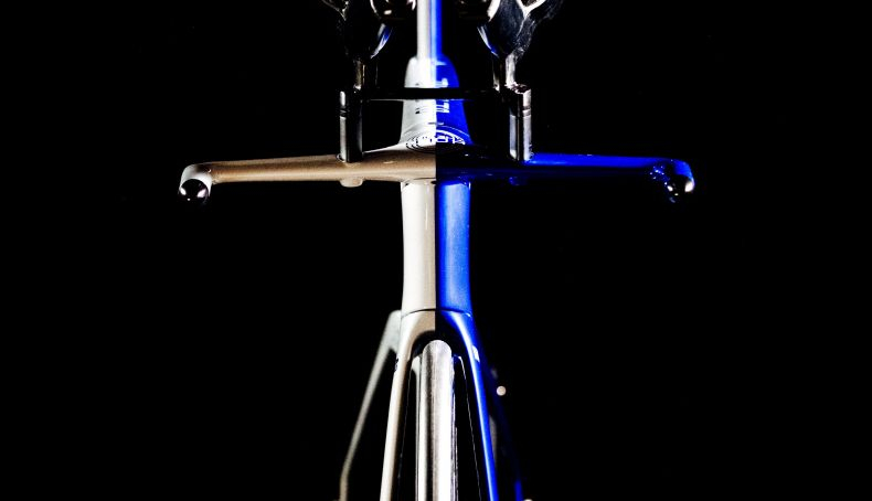 Parte delantera de la Speed Concept, con forma de cabra, que utilizará Ellen van Dijk. Parte delantera de la Speed Concept, con forma de cabra, que utilizará Ellen van Dijk.