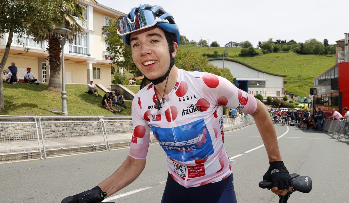 Mireia Benito en una imagen de la pasada Itzulia. Foto: Rafa Gómez (Sprint Cycling Agency)