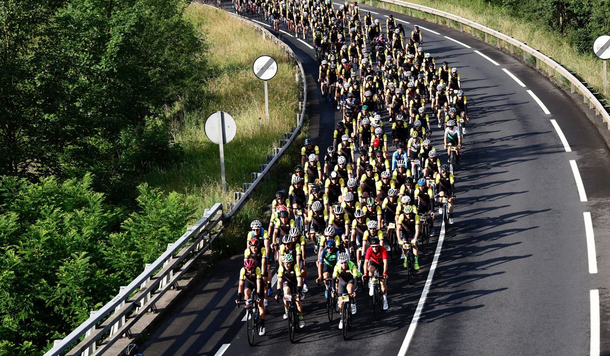 1.850 participantes disfrutaron de la V Gran Fondo BIBE Transbizkaia