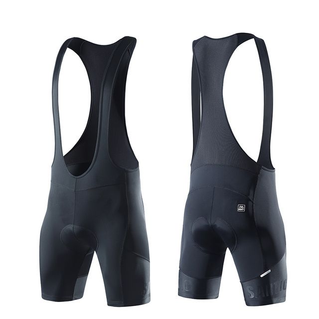 Santic pantalones cortos con pechera de ciclismo para hombre medias transpirables reflectantes 4D acolchadas para bicicleta 640x640 Santic pantalones cortos con pechera de ciclismo para hombre medias transpirables reflectantes 4D acolchadas para bicicleta 640x640
