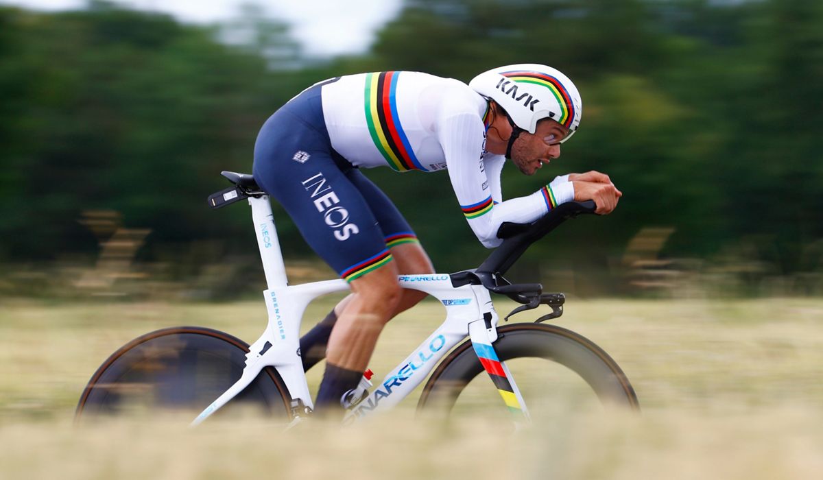 Filippo Ganna se lleva la CRI. Foto Sprint Cycling Agency Filippo Ganna se lleva la CRI. Foto Sprint Cycling Agency