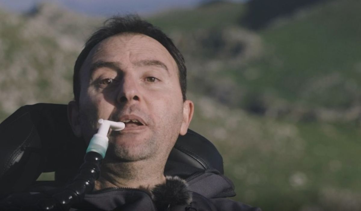 José Luis decidió ascender el Angliru para recaudar fondos contra la ELA.