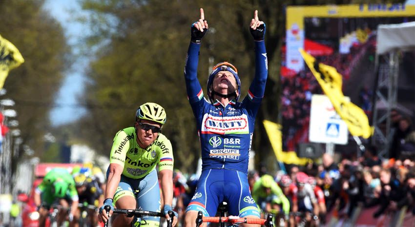 Amstel Gold Race: Gasparotto repite y dedica el triunfo a Demoitié