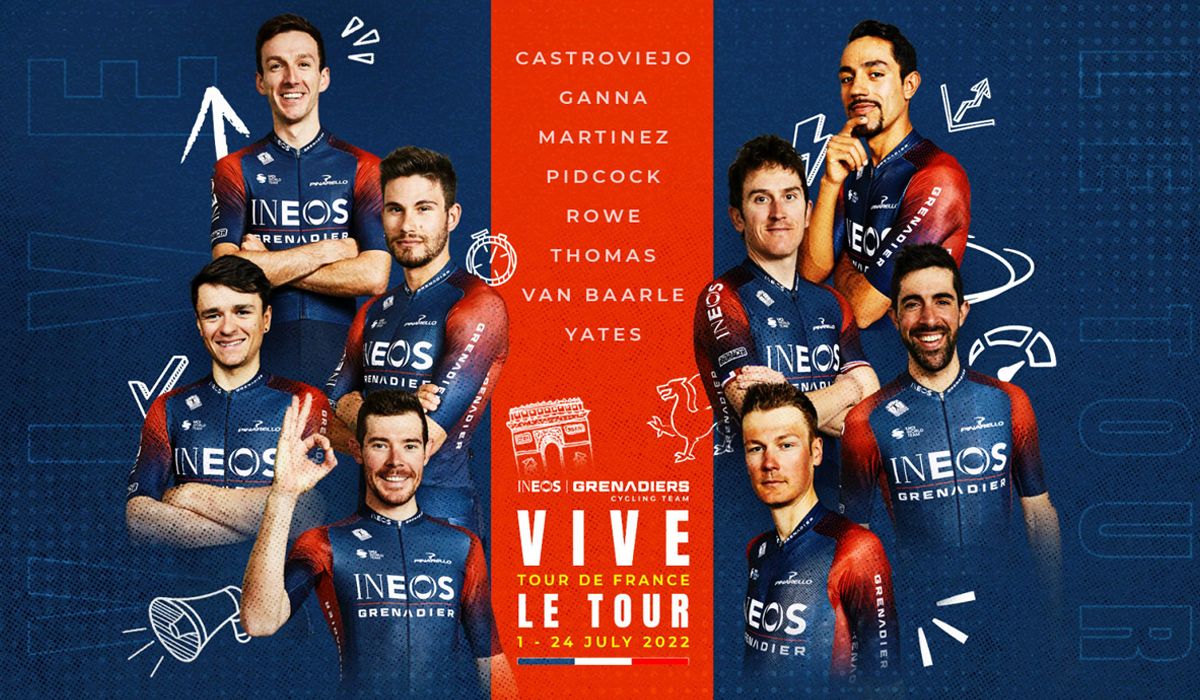 INEOS Grenadiers confirma su equipo para el Tour